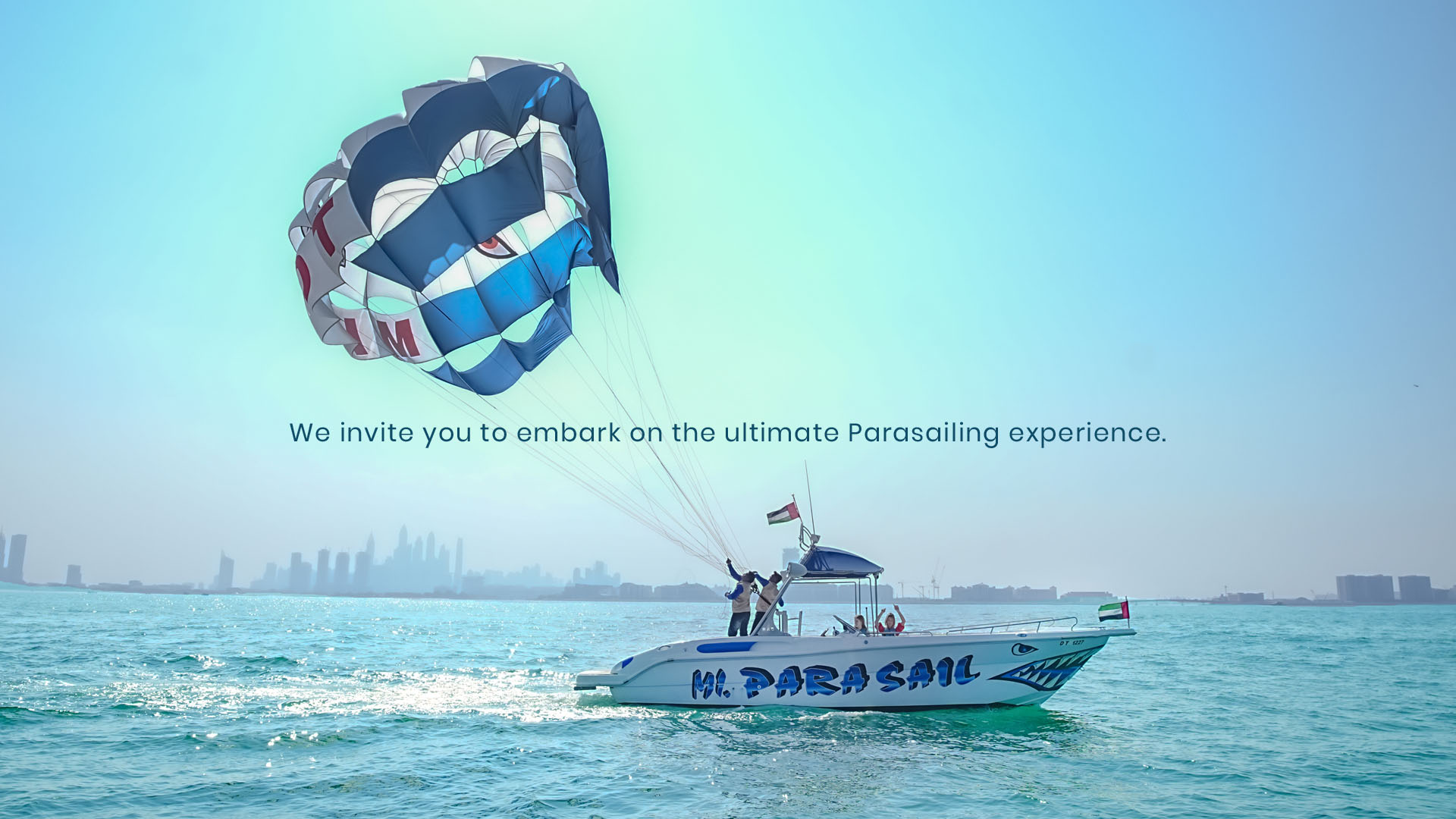Parasailing Adventure – Luxury Flight Over Dubai Waters with Kagdi Boat (DOUBLE)
